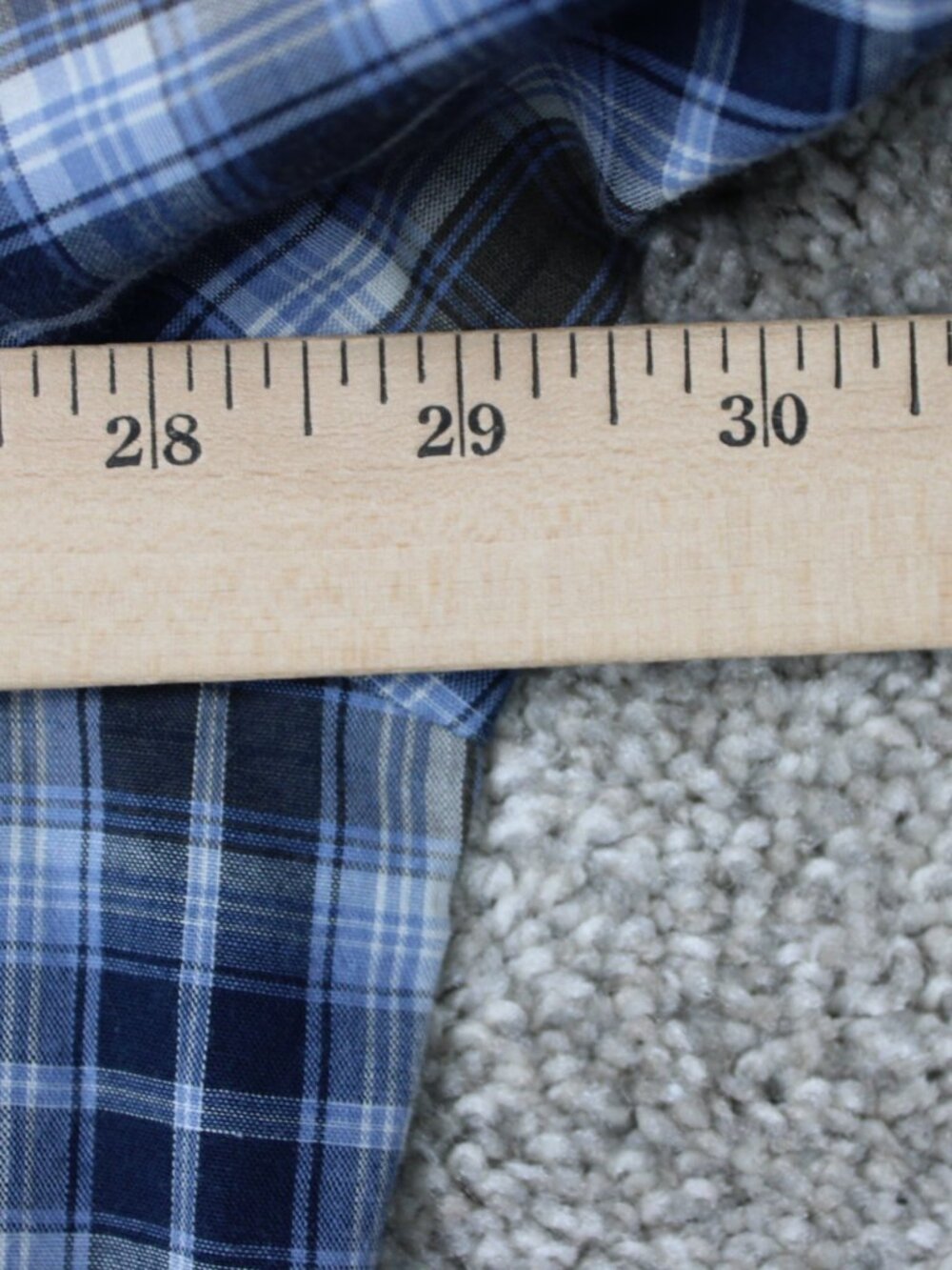 Ely Cattleman Shirt Mens 2XL XXL Blue Plaid Pearl Snap Western Short Sleeve - Picture 10 of 12